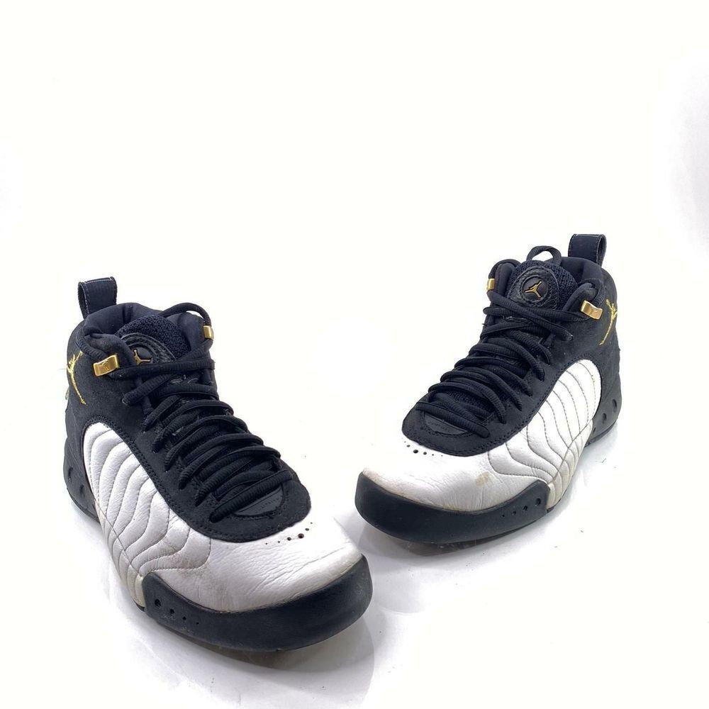 Air Jordan Men’s 10 Jumpman Pro BG Black White Athletic Lace Up Shoes 136000-171